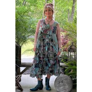 NEW NWT Jaded Gypsy Azalea Garden Dress Size O/S